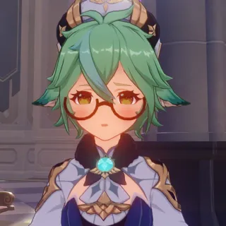 🙁 2b0b80e3 Sucrose Genshin Impact Anime, Videogame, Schattig, Sucrose, Genshin Impact, Personage telegram sticker