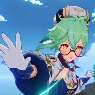 😠 80df481e Sucrose Genshin Impact Sucrose, Genshin Impact, Anime, Videogame, Personage telegram sticker