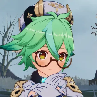 😳 a1871b0f Sucrose Genshin Impact Anime, Sucrose, Genshin Impact, Videogame telegram sticker