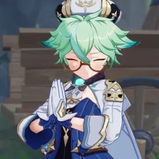 🙏 cb0f07f9 Sucrose Genshin Impact Anime, Videogame, Sucrose, Genshin Impact, schattig, personage telegram sticker