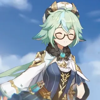 ☺️ d105c6a5 Sucrose Genshin Impact Anime, Spel, Genshin Impact, Sucrose, Personage telegram sticker