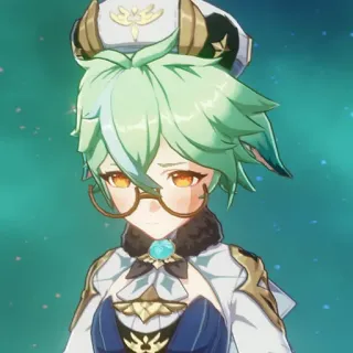 😥 fec73c87 Sucrose Genshin Impact Anime, Videogame, Genshin Impact, Personage, Sucrose telegram sticker