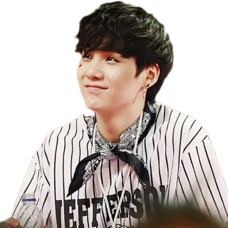 😊 4c66fa98 JEFFERSON 人物, 男人, 衬衫, 头巾, 休闲, 微笑 telegram sticker