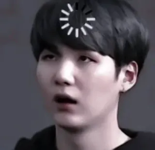 🧁 4d9258e4 kpop, มินยุนกิ, bts, กำลังโหลด telegram sticker