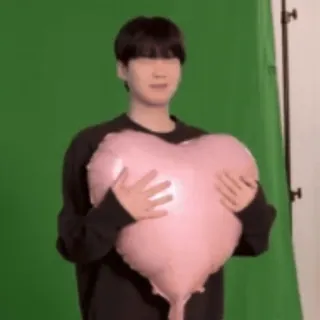 🦥 5d482872 หัวใจ, ลูกโป่ง, ความรัก, สีชมพู, คน telegram sticker