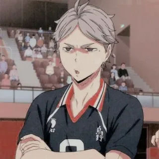 Koushi Sugawara - arcfynzx whatsapp stickers