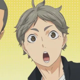 🏐 e3dad84c 动漫, 惊讶, 面部表情, 肖像 telegram sticker