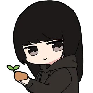 ☺️ 003b5893 Anime, Cartone animato, Seme, Pianta, Carino telegram sticker