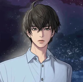 🌨 55878bfc anime boy, cartoon, handsome, male telegram sticker