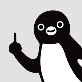 🖕 9bdbd42a penguin, jari tengah, kasar, burung, stiker telegram sticker