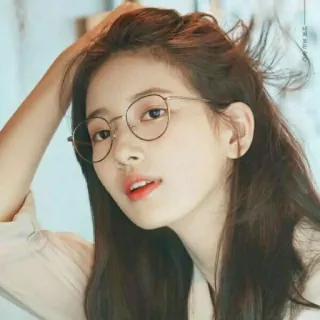 ☃️ c244205c wanita, orang, kacamata, potret, perempuan, wajah telegram sticker