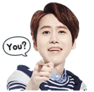 😏 5ffea292 You? ty, osoba, mężczyzna, wskazywanie, pytanie telegram sticker