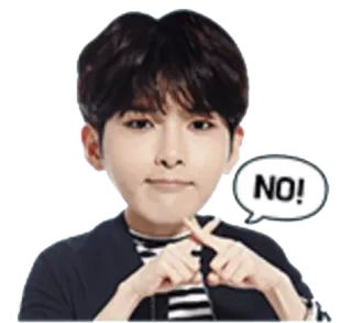 🙅 e40e9cc1 NO! nie, odrzucenie, krzyż, niezgoda telegram sticker