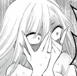 🥵 06fea2fa Anime, Mangá, Mulher, Chocada, Medo, Surpresa telegram sticker