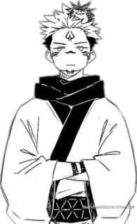 😐 3360ae47 Yuji Itadori Jujutsu Kaisen Anime, Manga, Jujutsu Kaisen, Yuji Itadori, Nhân vật, Sticker, Nguyền rủa telegram sticker