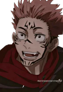 😃 e7d6e619 Sukuna Jujutsu Kaisen animestickerchannel Anime, Sticker, Jujutsu Kaisen, Sukuna, Ryomen Sukuna, Nguyền Hồn, Sticker Anime telegram sticker