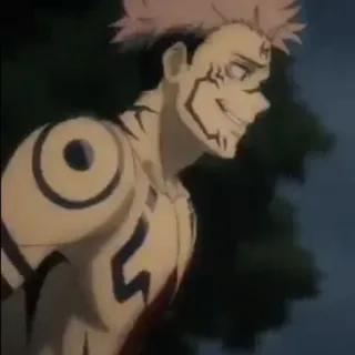 ✨ 7d68aad7 Ryomen Sukuna Jujutsu Kaisen Anime, Manga, Verfluchter Geist, Dämon, Sukuna telegram sticker