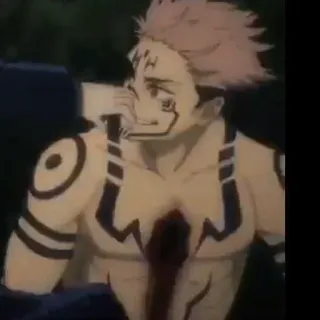 ✨ 9d2ee18a Ryomen Sukuna Jujutsu Kaisen Anime, Manga, Dämon, Fluch, Sukuna telegram sticker