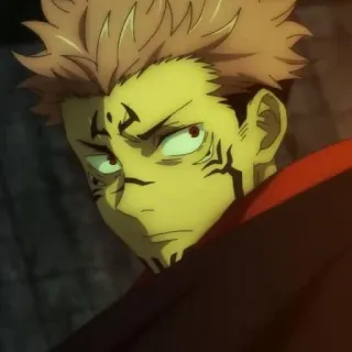 🎴 04f2b698 Ryomen Sukuna Jujutsu Kaisen anime, manga, cursed, sukuna, jujutsu, demon telegram sticker