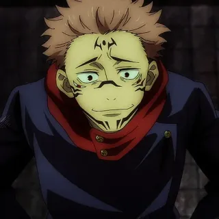 🎴 1297add3 Ryomen Sukuna Jujutsu Kaisen anime, manga, demon, curses, sorcery, sukuna telegram sticker