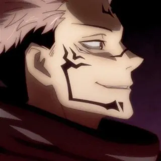 🎴 16161b4c Ryomen Sukuna Jujutsu Kaisen anime, manga, curse, villain, demon telegram sticker