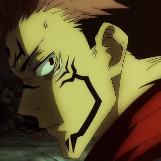 🎴 2f5831ce Ryomen Sukuna Jujutsu Kaisen anime, manga, curse, jujutsu, sukuna telegram sticker