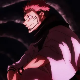 🎴 636be09d Ryomen Sukuna Jujutsu Kaisen anime, demon, curse, jujutsu kaisen, sukuna telegram sticker