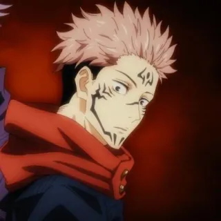 😢 6a57e237 Yuji Itadori Jujutsu Kaisen anime, manga, character, sorcerer, curse telegram sticker