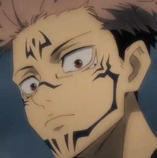 🎴 73b25d17 Ryomen Sukuna Jujutsu Kaisen anime, manga, sukuna, demon, jujutsu telegram sticker