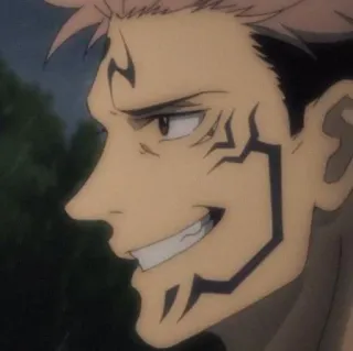 🎴 81230078 Ryomen Sukuna Jujutsu Kaisen anime, manga, cursed, demon telegram sticker