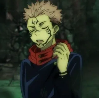 🎴 91df550f Itadori Yuji Jujutsu Kaisen anime, manga, curse, itadori, yuji telegram sticker