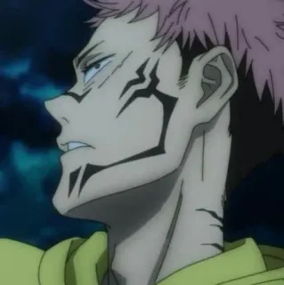 🎴 9224a58f Ryomen Sukuna Jujutsu Kaisen anime, manga, cursed, spirit, demon, sukuna telegram sticker