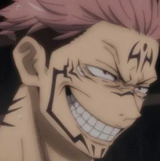 🎴 9b397d1a Ryomen Sukuna Jujutsu Kaisen anime, manga, cursed, villain, jujutsu kaisen, sukuna, ryomen sukuna telegram sticker