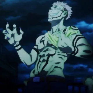 🎴 9d848328 Ryomen Sukuna Jujutsu Kaisen anime, manga, cursed, demon, jujutsu, sukuna telegram sticker