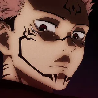 🎴 c613c5e3 Ryomen Sukuna Jujutsu Kaisen anime, manga, cursed, demon telegram sticker