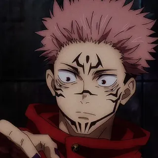 🎴 dc68a677 Ryomen Sukuna Jujutsu Kaisen anime, curses, jujutsu, horror, manga telegram sticker