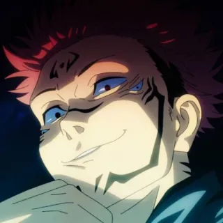 🎴 e627712e Sukuna Jujutsu Kaisen anime, manga, demon, villain, jujutsu kaisen telegram sticker