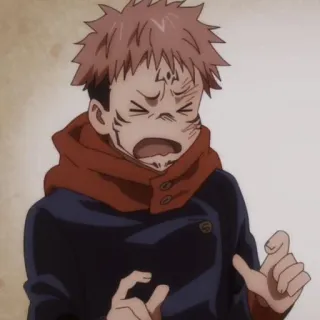 🎴 ec121ba5 Yuji Itadori Jujutsu Kaisen anime, manga, sorcerer, protagonist, jujutsu, itadori telegram sticker