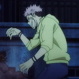 🎴 f8809fdc Ryomen Sukuna Jujutsu Kaisen anime, manga, demon, cursed spirit, villain, jujutsu kaisen telegram sticker