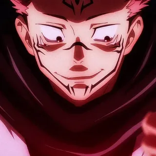 🎴 fe6b2a32 Ryomen Sukuna Jujutsu Kaisen anime, manga, curse, villain, demon telegram sticker