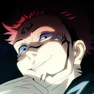 sukuna ryomen - @animestickersid telegram stickers