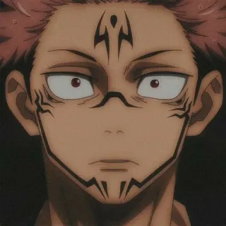 😳 f0535e05 Ryomen Sukuna Jujutsu Kaisen Аниме, Манга, Сукуна, Jujutsu Kaisen, Проклятие whatsapp sticker