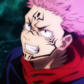 🤬 0db13fc7 Ryomen Sukuna Jujutsu Kaisen アニメ, マンガ, 呪術廻戦, 両面宿儺, 悪役, 呪霊 telegram sticker