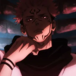 😾 6c532884 Sukuna Jujutsu Kaisen アニメ, マンガ, 悪魔, 呪霊, 宿儺, 呪術廻戦 telegram sticker