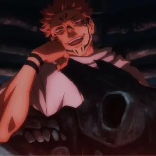 😏 a42beab8 Ryomen Sukuna Jujutsu Kaisen アニメ, マンガ, 悪魔, 呪霊, 悪役, 両面宿儺, 呪術廻戦 telegram sticker