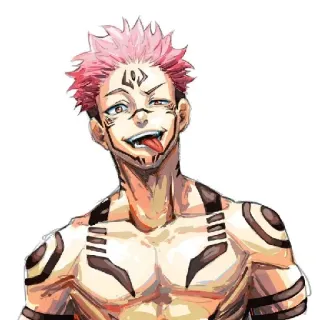 😛 db1938a6 Ryomen Sukuna Jujutsu Kaisen アニメ, 漫画, 両面宿儺, 呪術廻戦, 呪霊 telegram sticker