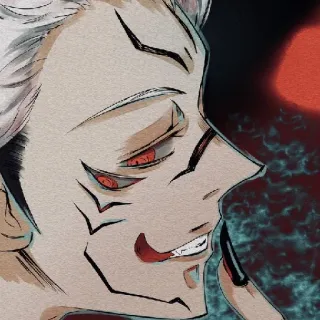 👹 e78a05b4 Sukuna Jujutsu Kaisen アニメ, マンガ, 呪術廻戦, 宿儺, 呪い, 悪魔 telegram sticker