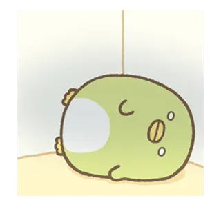 😨 8f7af12e animal, cute, kawaii, lazy, sleeping, cartoon telegram sticker