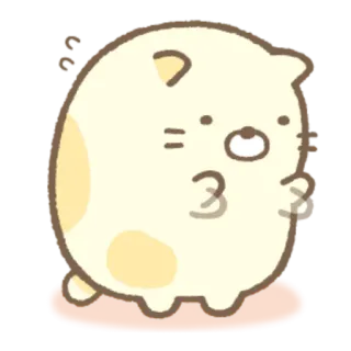 😰 9c17437e cat, cute, animal, kawaii, cartoon, sticker telegram sticker