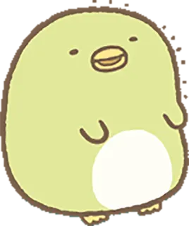 😩 7287eb15 Penguin? pinguïn, Sumikko Gurashi, kawaii, schattig, dier, personage telegram sticker